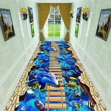 Alfombra 3D alfombra sala de estar alfombra delfín estampado largo cocina pasillo alfombras tapete de puerta  segunda mano  Embacar hacia Argentina