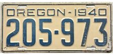 1940 oregon license for sale  Fitchburg