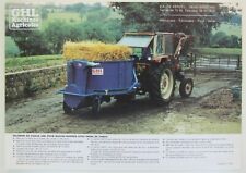 Occasion, prospectus brochure GHL Machines Agricoles hachoir paille tracteur tractor d'occasion  Auneau