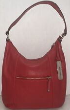 Bolsa de ombro de couro Tignanello vermelha, usado comprar usado  Enviando para Brazil