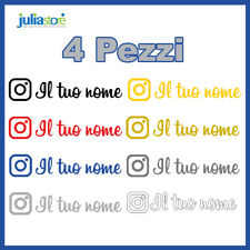 Adesivo instagram personalizza usato  Telese Terme