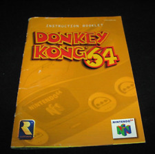 DONKEY KONG 64 Nintendo 64 N64 manual de instruções livreto MERCADORIA RARA comprar usado  Enviando para Brazil