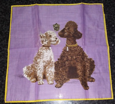 Poodle vintage handkerchief for sale  Phoenix