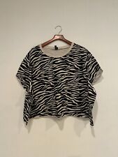 Blusa cropped feminina Wild Fable estampa de zebra 4X comprar usado  Enviando para Brazil