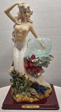 Mermaid resin figurine for sale  Peoria