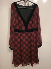 Size red tartan for sale  MANCHESTER
