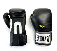 Guantes de entrenamiento de boxeo Everlast EverFresh 8 oz, estilo profesional negros segunda mano  Embacar hacia Argentina