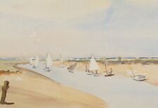 Original watercolour sailing for sale  WIRRAL