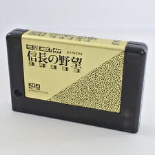 MSX2 NOBUNAGA NO YABO Busho Fuunroku Cartrige Only 0233 msx comprar usado  Enviando para Brazil