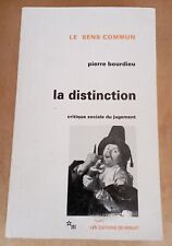 Distinction bourdieu ed. d'occasion  Pessac