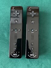 Lote 2 de controles Motion Plus Nintendo OEM Wii controle remoto preto, usado comprar usado  Enviando para Brazil