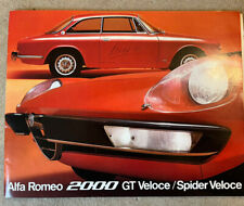 alfa romeo spider 2000 veloce for sale  DURSLEY