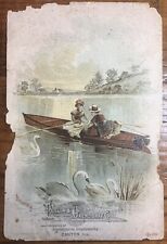Parlin & Orendorff Co. Tarjeta de cande de navegación antigua, Canton, Illinois 1889 segunda mano  Embacar hacia Argentina
