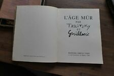 L'Age Mûr  TASLITZKY et GUILLEVIC  - Éditions Cercle d'Art 1955 Exemplaire 1545 d'occasion  Ballancourt-sur-Essonne