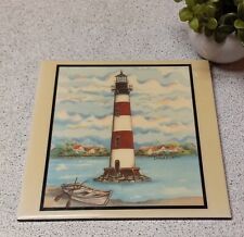 Hand painted lighthouse for sale  Calais