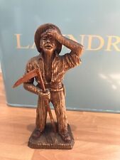 Wooden carved farmer for sale  ORPINGTON