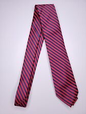 Corbata formal para hombre Nautica 57""Lx3""W rojo/marino a rayas cuello corbata segunda mano  Embacar hacia Mexico