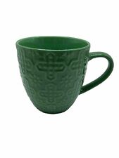 Usado, Caneca de café cruz em relevo verde xícara de chá presente de feriado cacau quente por esmeralda comprar usado  Enviando para Brazil
