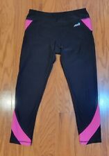 Calça legging feminina Avia tamanho XS cropped ativa ioga atlética acabamento preto rosa comprar usado  Enviando para Brazil