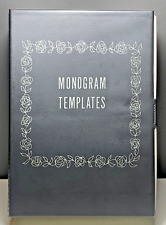 Vintage monogram templates for sale  Mason