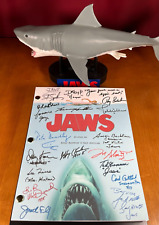 Jaws script signed for sale  Astoria