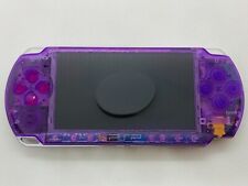 Consola portátil Sony PSP-3000 Playstation púrpura transparente personalizada segunda mano  Embacar hacia Argentina