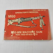 Operator manual m60 for sale  Crestview