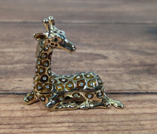Giraffe enamel rhinestones for sale  Halethorpe