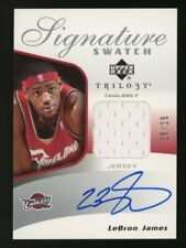 2005-06 Upper Deck UD Signature Swatch LeBron James GU Jersey AUTO 15/25 for sale  Shipping to Canada