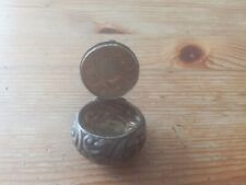 Solid silver pill for sale  BIDEFORD