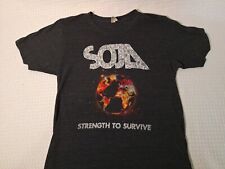 Usado, 2013 SOJA Strength To Survive Tour Reggae Music Camiseta Negra Talla S The Track segunda mano  Embacar hacia Argentina