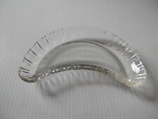 Clear glass crescent for sale  Elmore