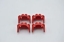 LEGO 4 x Kotflügel rot Red Vehicle Mudguard 4x2 1/2x2 1/3 with Arch Round 18974, usado comprar usado  Enviando para Brazil