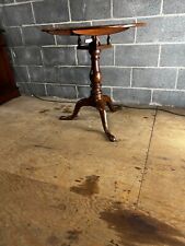 antique walnut tea table 1700s queen anne period birdcade tilt top for sale  Lititz