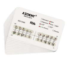 AZDENT Dental Ortodoncia Soportes de Metal Mini/Estándar/MBT 018/022 345 Ganchos segunda mano  Embacar hacia Argentina