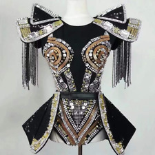 Crystals bodysuit nightclub for sale  Shipping to Ireland