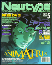 VTG Newtype USA Anime Magazine Maio 2003 VF Animatrix Capa w / DVD comprar usado  Enviando para Brazil