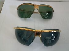 LOTTO 2 SUNGLASSES STYLE SOL AMOR JOHNNY DEPP LENTI BLU E VERDI VINTAGE RARE comprar usado  Enviando para Brazil