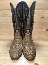 J Chisholm RARE Exotic Western RattleSnake Mens Sz 10.5 D Cowboy Boots for sale  Shipping to South Africa