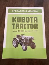 Kubota tractor operators d'occasion  Expédié en Belgium