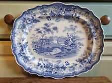 Antique blue white for sale  STOCKPORT