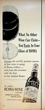 1949 roma wine for sale  Talking Rock