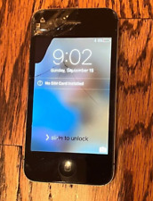 Apple iPhone 4s A1387 preto tela quebrada bloqueada comprar usado  Enviando para Brazil