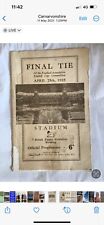 1925 cup final for sale  COLWYN BAY