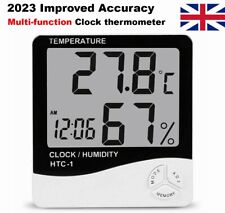 Digital clock thermometer for sale  LEEDS