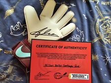 signed football gloves for sale  ROCHFORD