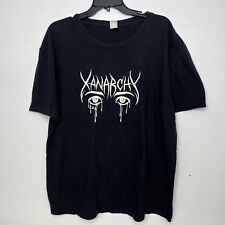 Camiseta de punto Xanarchy Lil Xan negra muerte antes de deshonor talla XL Xanax segunda mano  Embacar hacia Argentina