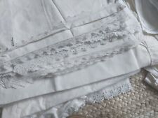 white embroidered pillowcases for sale  FROME