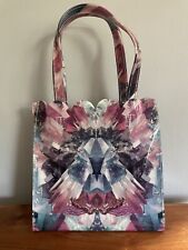 Ted Baker London Tote No Ordinary Designer Bag W/Scalloped Edge - Pattern RARE! for sale  Shipping to South Africa