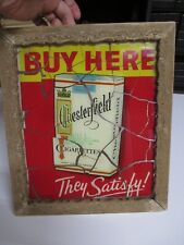 cigarette sign chesterfield sign for sale  Acworth